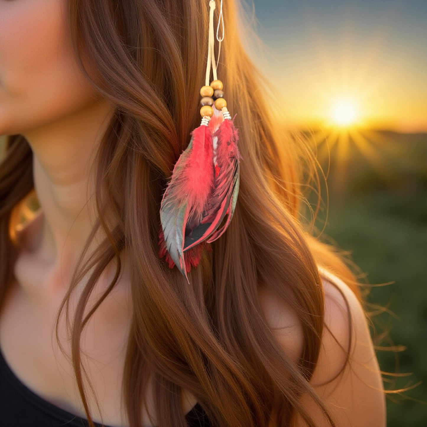FEATHER HAIR ACCESSORIES