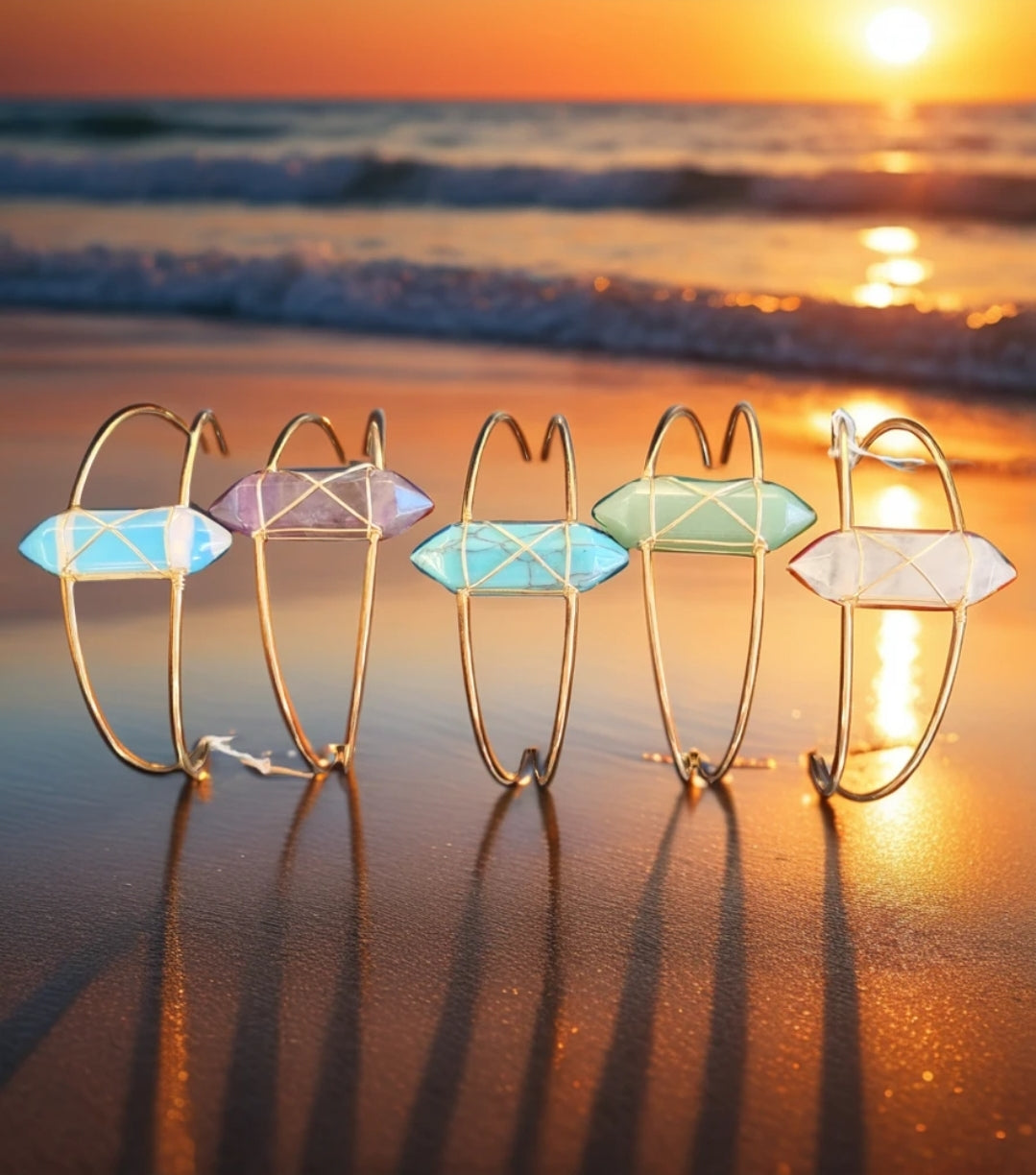 CRYSTAL INSPIRED CUFFS