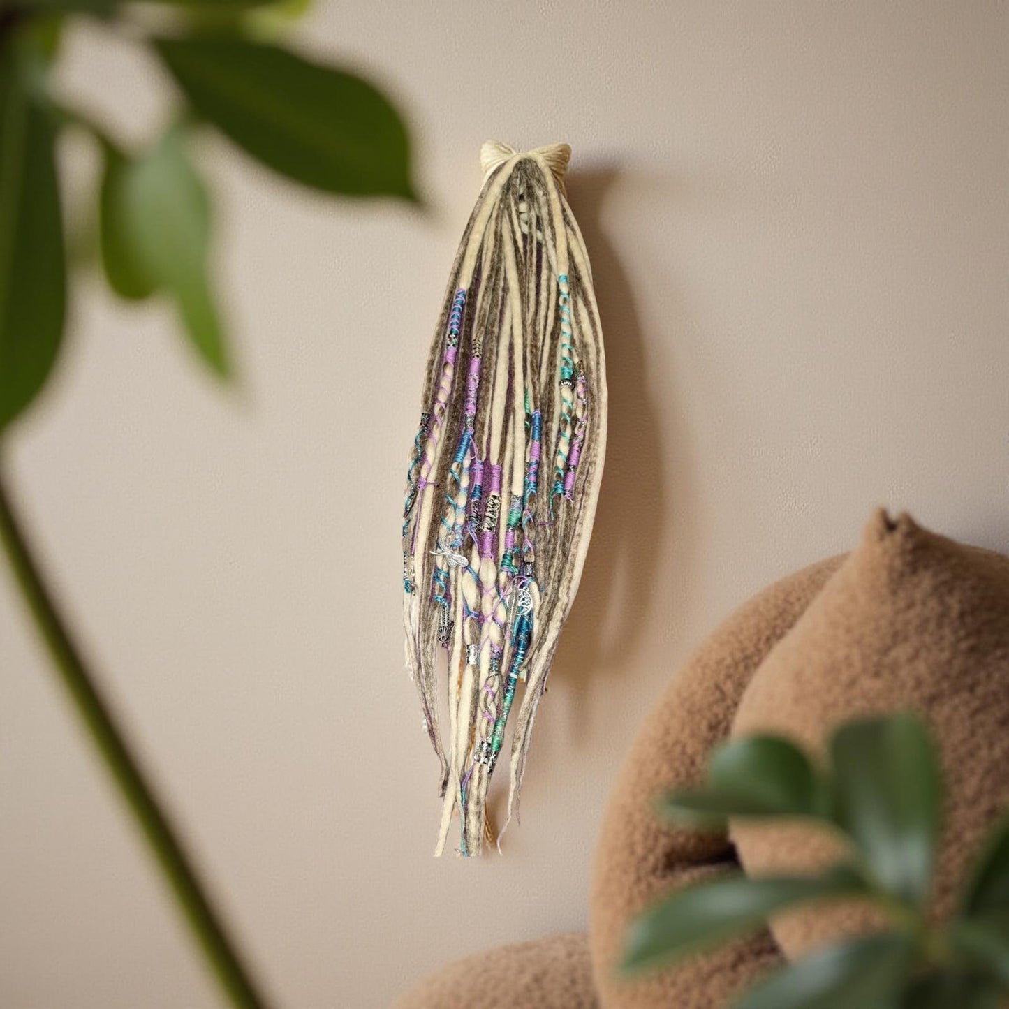 CUSTOM MADE WOOL DREADLOCK EXTENSIONS